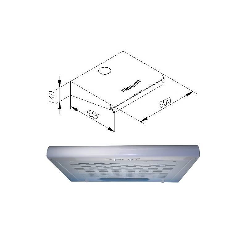 Odsavač par Guzzanti ZRW 60 W bílý, odsavač, par, guzzanti, zrw, bílý