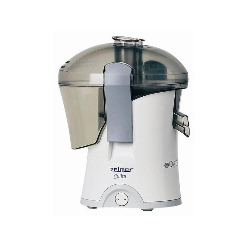 Odšťavňovač Zelmer Julita 377 šedý/bílý (vrácené zboží 8414002519), odšťavňovač, zelmer, julita, 377, šedý, bílý, vrácené, zboží, 8414002519