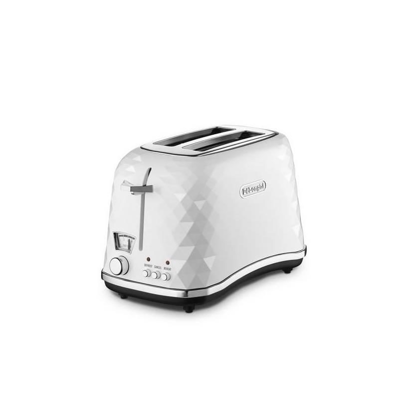 Opékač topinek DeLonghi Brillante CTJ2003.W bílý, opékač, topinek, delonghi, brillante, ctj2003, bílý