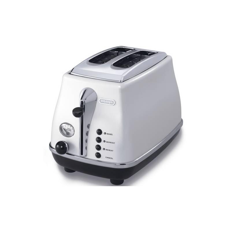 Opékač topinek DeLonghi Icona CTO2003W bílý, opékač, topinek, delonghi, icona, cto2003w, bílý