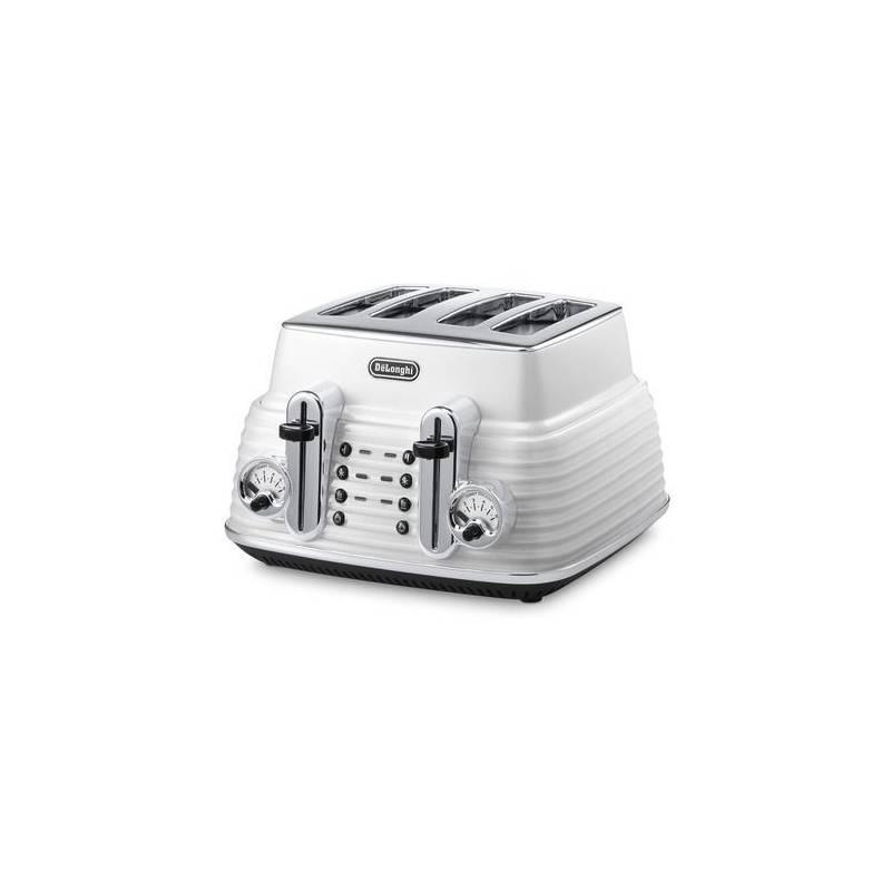 Opékač topinek DeLonghi Scultura CTZ4003W bílý, opékač, topinek, delonghi, scultura, ctz4003w, bílý