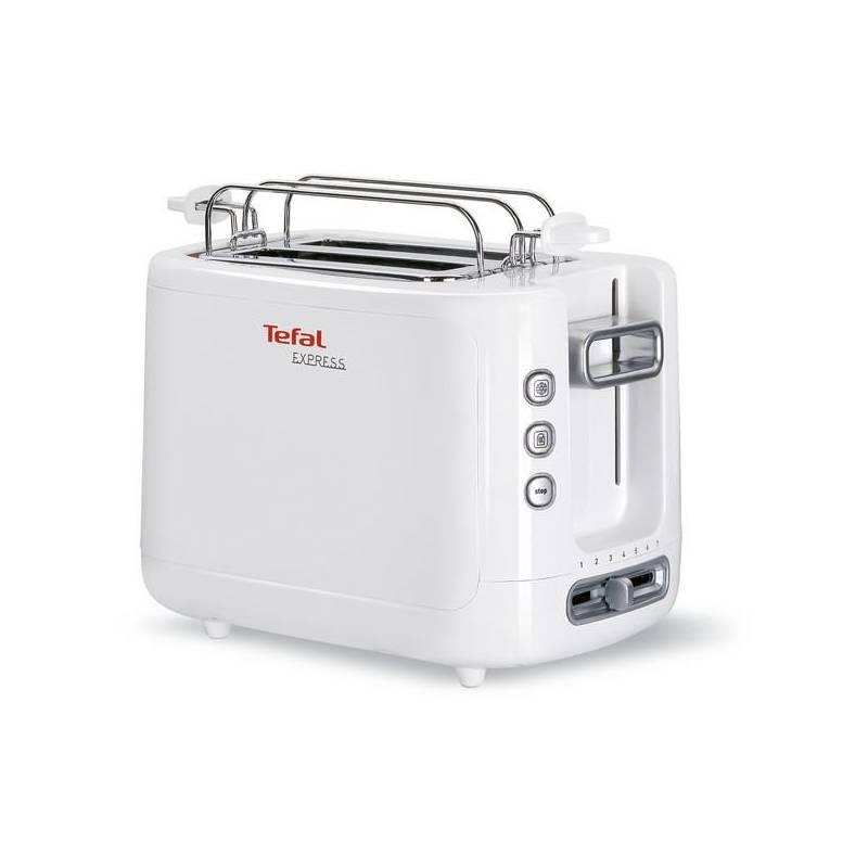 Opékač topinek Tefal TT360131 bílý, opékač, topinek, tefal, tt360131, bílý