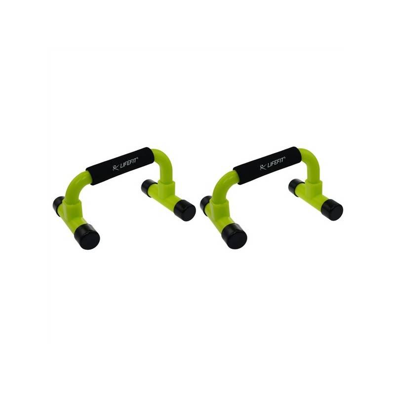 Opěrka na kliky LIFEFIT PUSH UP BAR, pár zelené, opěrka, kliky, lifefit, push, bar, pár, zelené