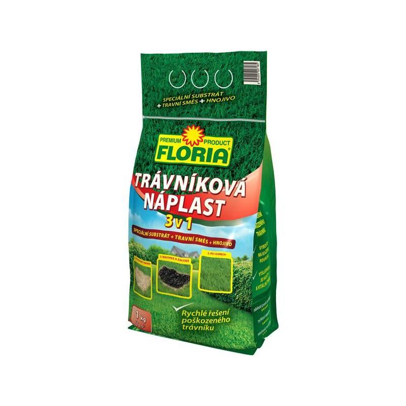 Osivo Agro FLORIA Trávníková náplast 3 v 1 - 1kg, osivo, agro, floria, trávníková, náplast, 1kg