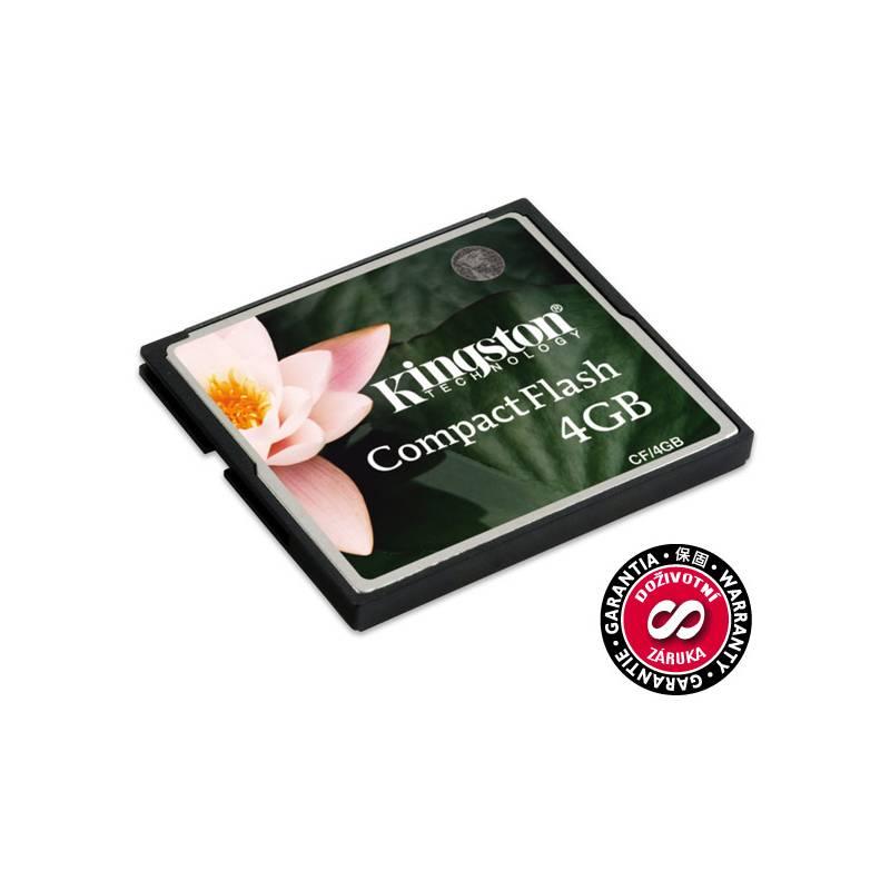 Paměťová karta Kingston CF 4GB (CF/4GB), paměťová, karta, kingston, 4gb
