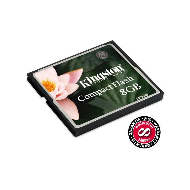 Paměťová karta Kingston CF 8GB (CF/8GB), paměťová, karta, kingston, 8gb