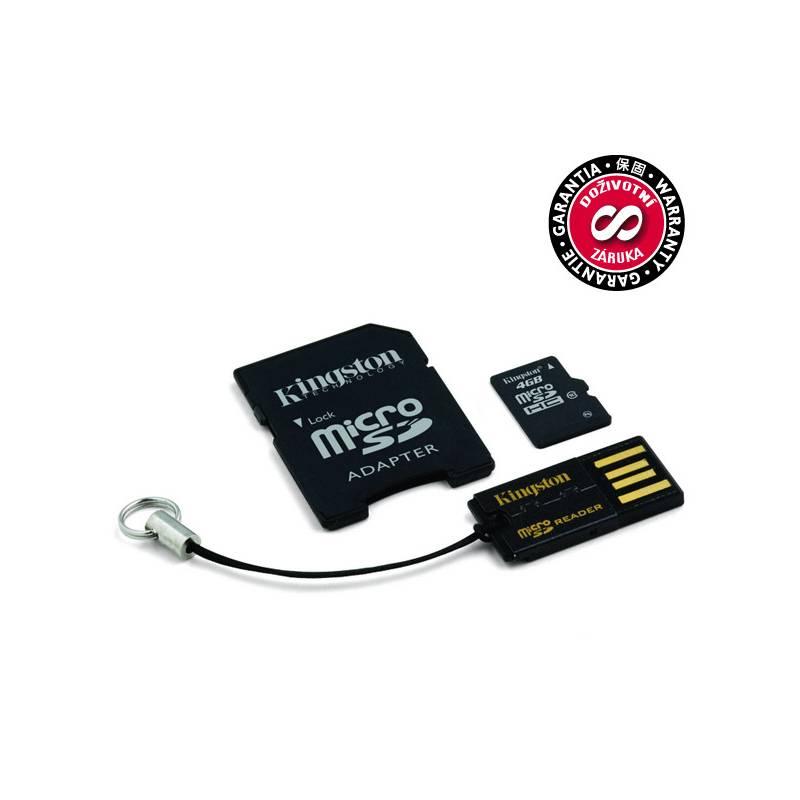 Paměťová karta Kingston Mobility Kit 4GB Class10 (MBLY10G2/4GB), paměťová, karta, kingston, mobility, kit, 4gb, class10, mbly10g2