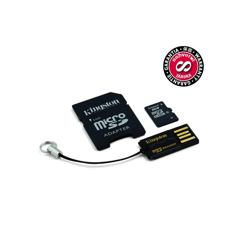 Paměťová karta Kingston Mobility Kit 8GB Class10 (MBLY10G2/8GB), paměťová, karta, kingston, mobility, kit, 8gb, class10, mbly10g2
