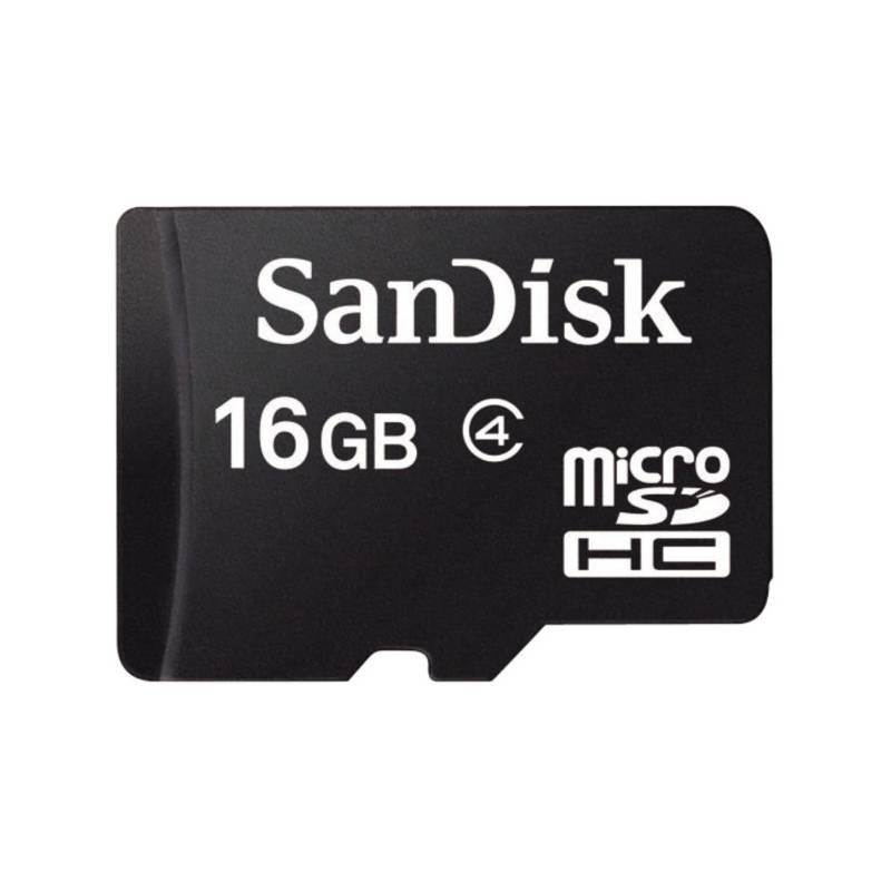 Paměťová karta Sandisk Micro SDHC 16GB Class 4 (90956) černá, paměťová, karta, sandisk, micro, sdhc, 16gb, class, 90956, černá