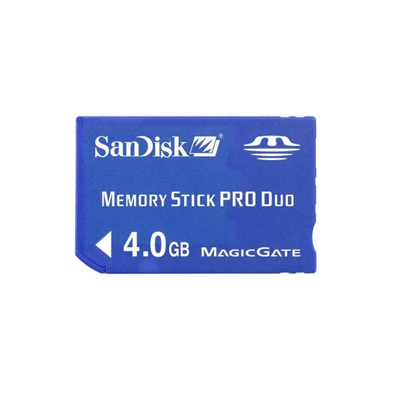 Paměťová karta Sandisk MS PRO DUO 4GB (55443) modrá, paměťová, karta, sandisk, pro, duo, 4gb, 55443, modrá