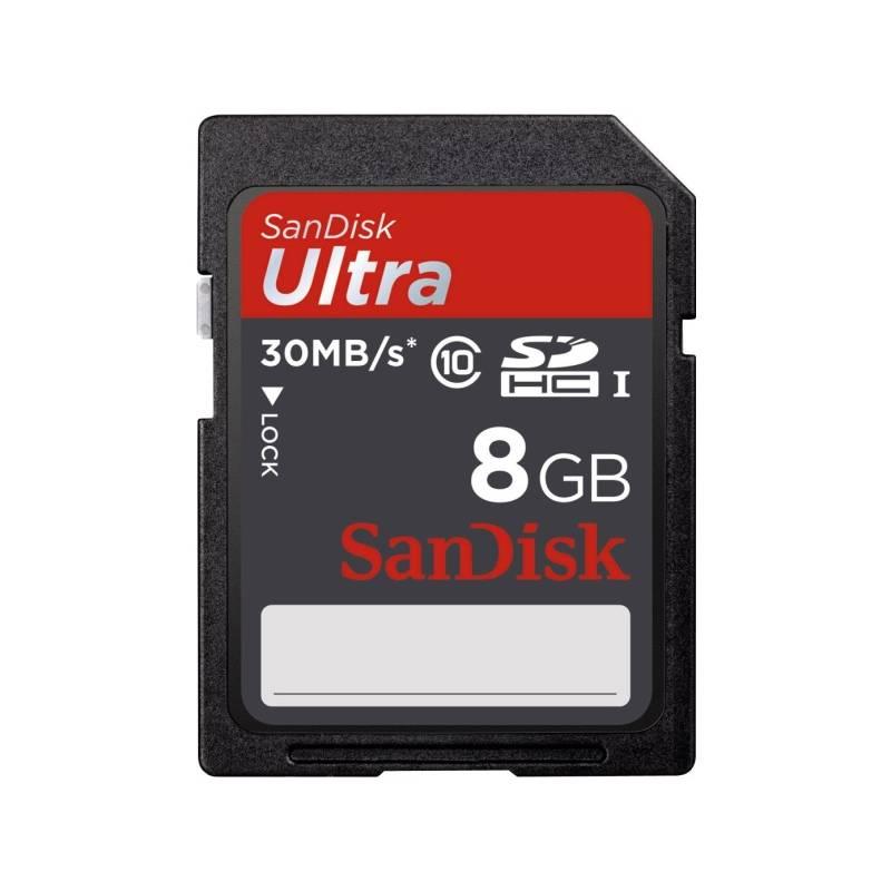 Paměťová karta Sandisk SDHC Ultra 8GB Class 10 (114811), paměťová, karta, sandisk, sdhc, ultra, 8gb, class, 114811