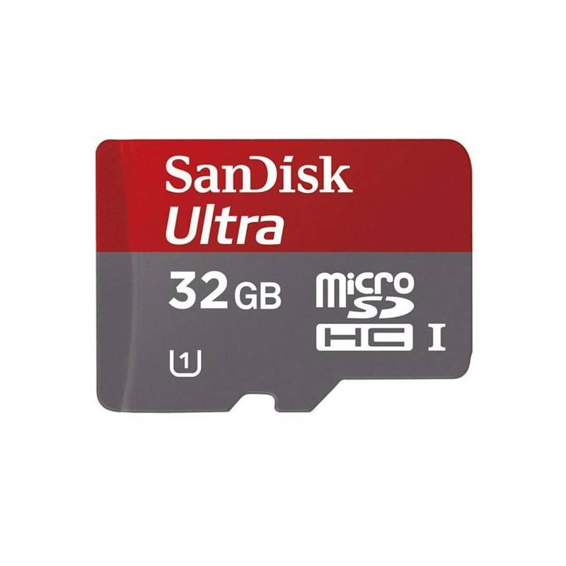 Paměťová karta Sandisk Ultra Micro SDHC 32GB Class 10 (SDSDQU-032G-U46A) černá, paměťová, karta, sandisk, ultra, micro, sdhc, 32gb, class, sdsdqu-032g-u46a