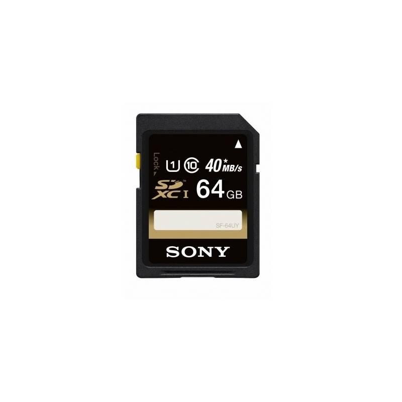 Paměťová karta Sony SDXC 64GB Class 10 UHS-I (SF64U) černá, paměťová, karta, sony, sdxc, 64gb, class, uhs-i, sf64u, černá