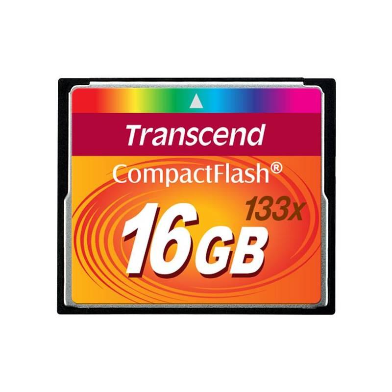 Paměťová karta Transcend CF 16GB 133X (TS16GCF133) černá, paměťová, karta, transcend, 16gb, 133x, ts16gcf133, černá