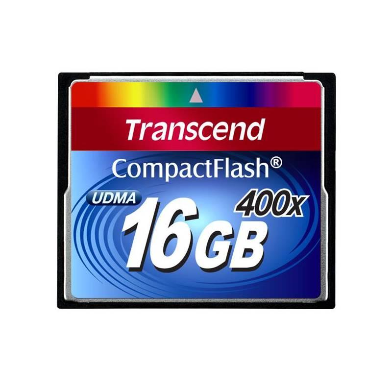 Paměťová karta Transcend CF 16GB 400X (TS16GCF400) černá, paměťová, karta, transcend, 16gb, 400x, ts16gcf400, černá