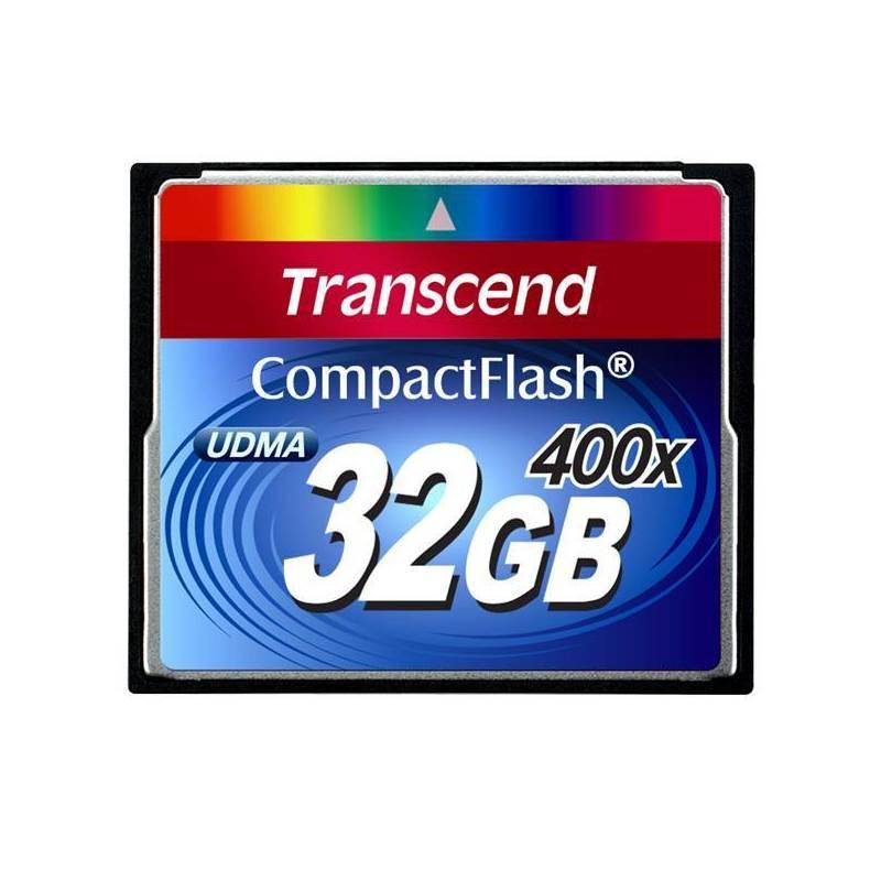 Paměťová karta Transcend CF 32GB 400X (TS32GCF400) černá, paměťová, karta, transcend, 32gb, 400x, ts32gcf400, černá