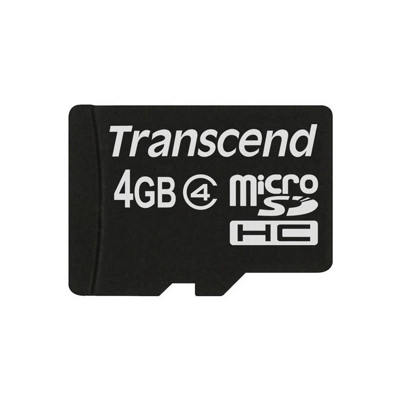 Paměťová karta Transcend MicroSDHC 4GB Class4 (TS4GUSDC4) černá, paměťová, karta, transcend, microsdhc, 4gb, class4, ts4gusdc4, černá