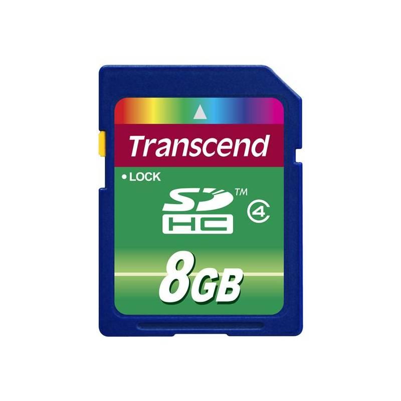 Paměťová karta Transcend SDHC 8GB Class4 (TS8GSDHC4) modrá, paměťová, karta, transcend, sdhc, 8gb, class4, ts8gsdhc4, modrá