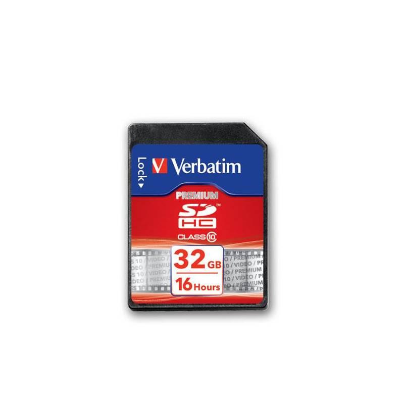 Paměťová karta Verbatim SDHC 32GB Class 10 (43963) černá, paměťová, karta, verbatim, sdhc, 32gb, class, 43963, černá