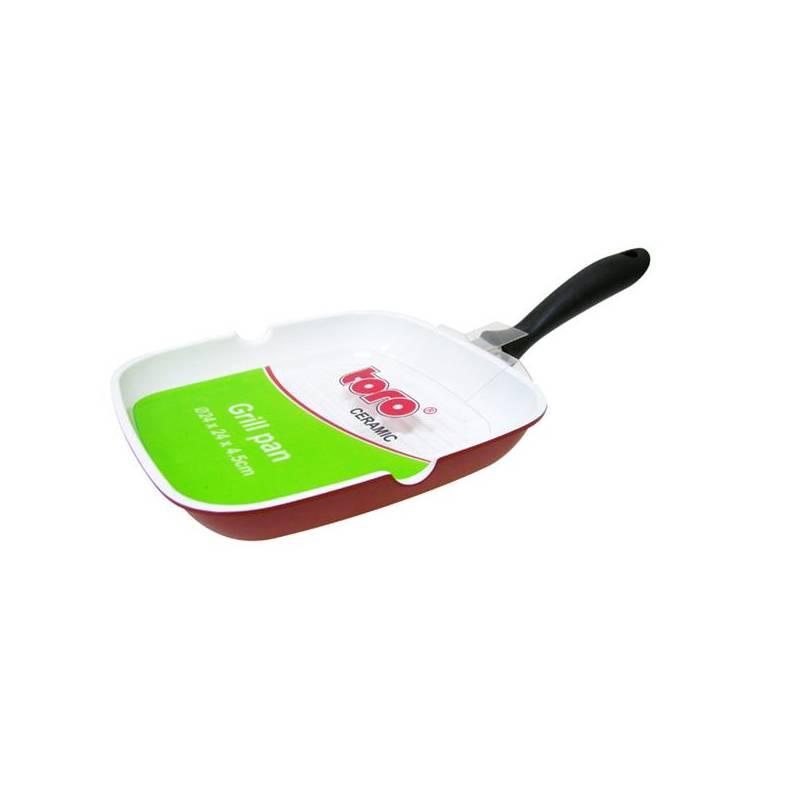 Pánev TORO 270308 bílá/červená, pánev, toro, 270308, bílá, červená