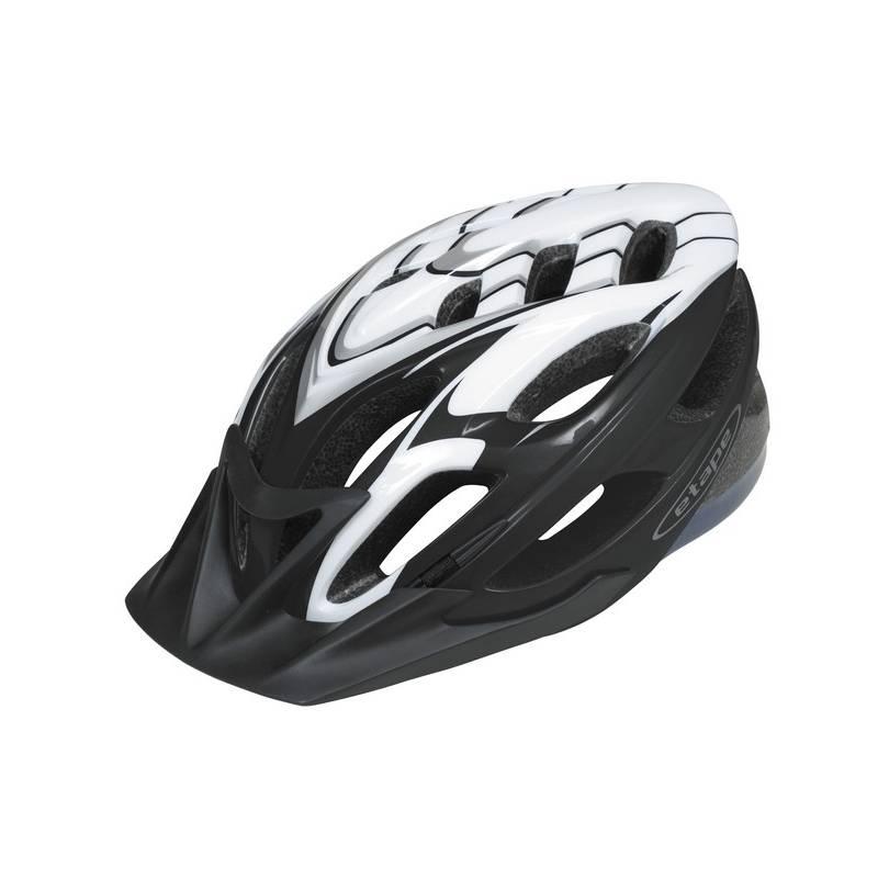 Pánská cyklistická helma Etape PRESTIGE, vel. L/XL (58-62 cm) - černá/bílá, pánská, cyklistická, helma, etape, prestige, vel, 58-62, černá, bílá