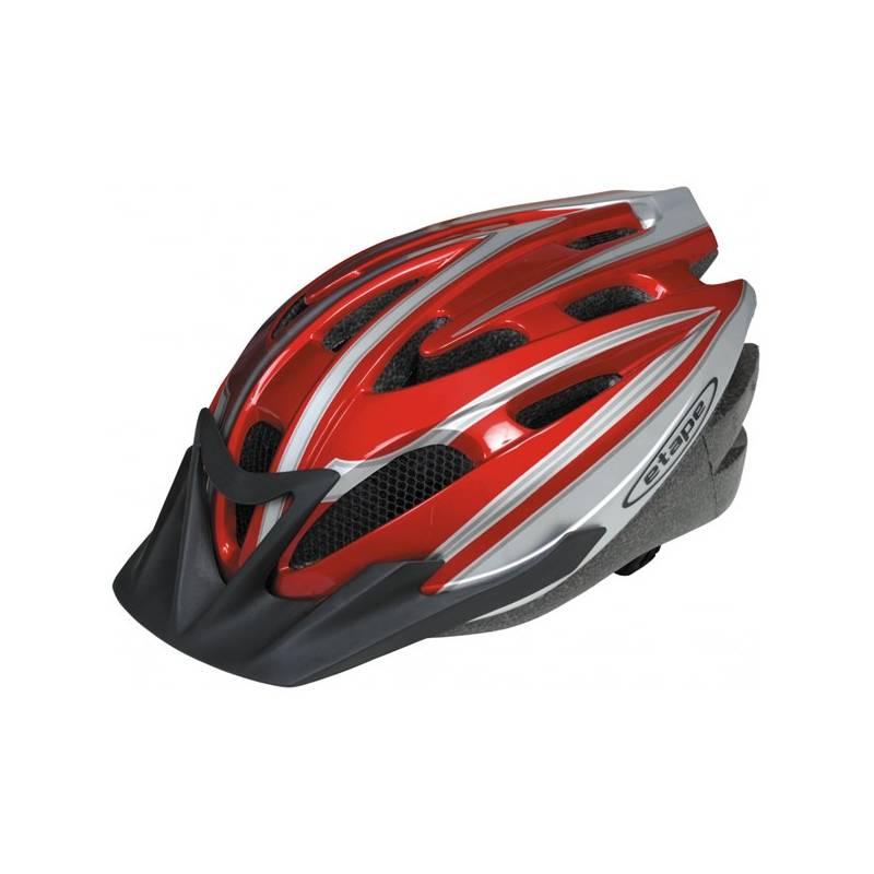 Pánská cyklistická helma Etape RIVAL, vel. S/M (54-58 cm) - červená, pánská, cyklistická, helma, etape, rival, vel, 54-58, červená