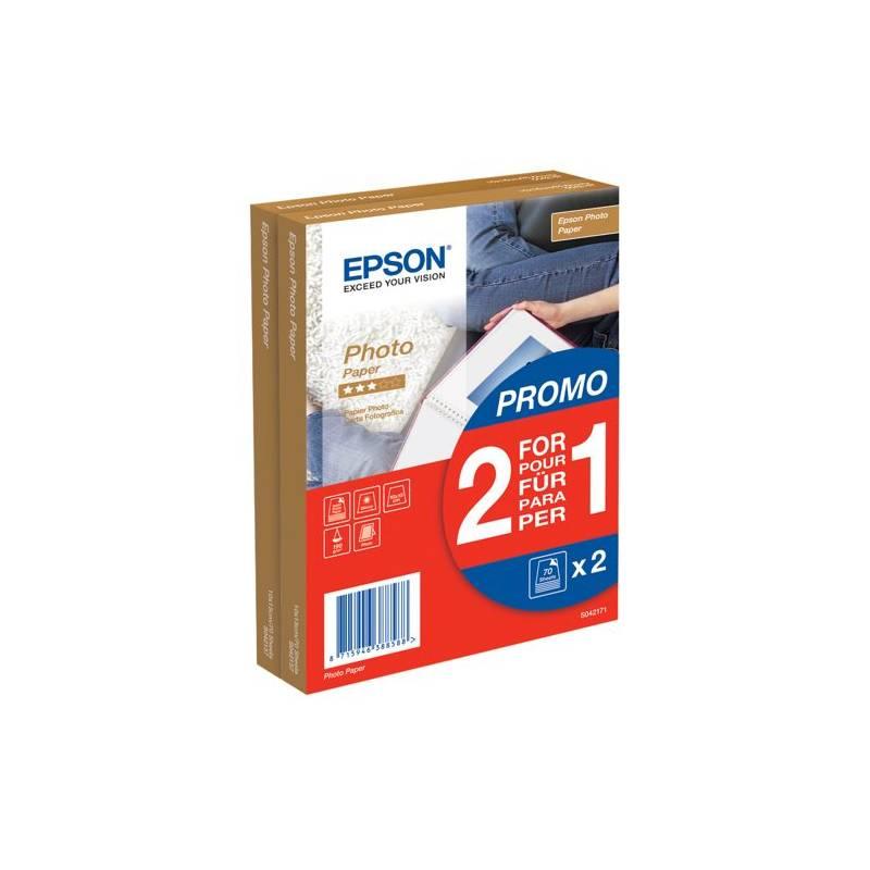 Papíry do tiskárny Epson Photo 10x15, 190g, 140 listů (C13S042171) bílý, papíry, tiskárny, epson, photo, 10x15, 190g, 140, listů, c13s042171, bílý