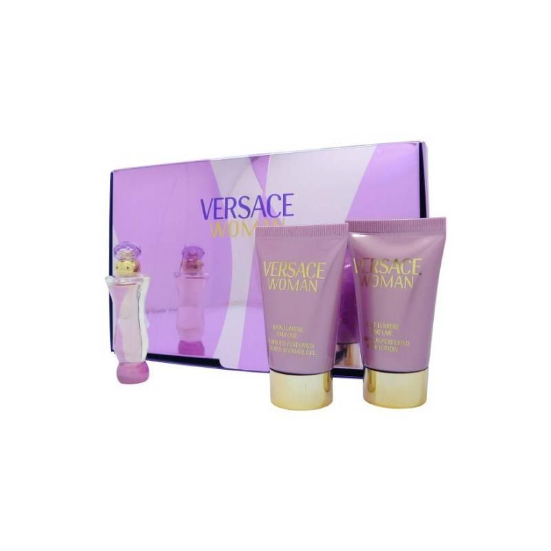 Parfémovaná voda Versace Woman 5 ml + tělové mléko 25 ml + sprchový gel 25 ml, parfémovaná, voda, versace, woman, tělové, mléko, sprchový