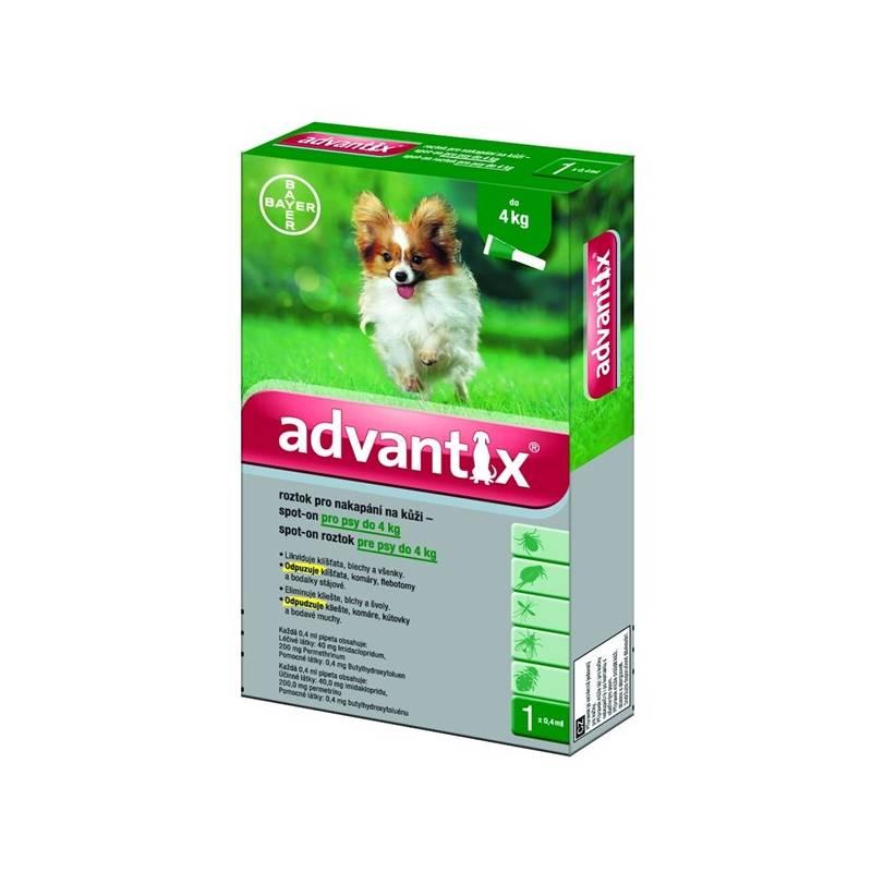 Pipeta Bayer Advantix Spot On 1x0,4ml, pro malé psy do 4kg, pipeta, bayer, advantix, spot, 1x0, 4ml, pro, malé, psy, 4kg