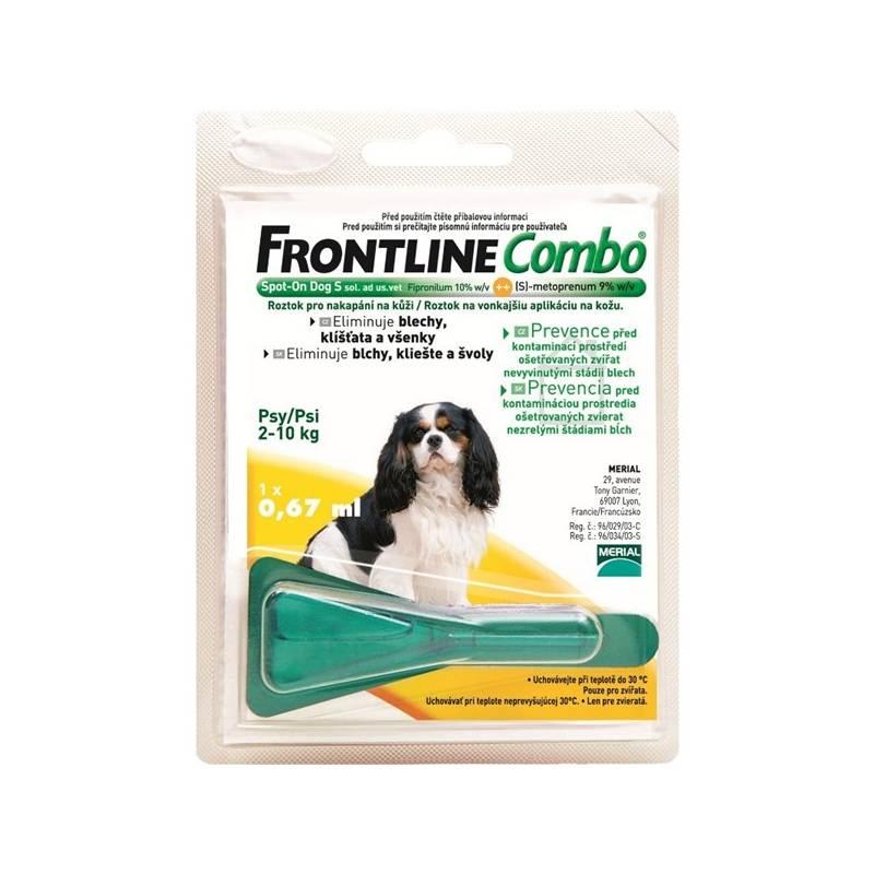 Pipeta Frontline Combo Spot-on Dog S sol 1x0,67ml, pro malé psy, pipeta, frontline, combo, spot-on, dog, sol, 1x0, 67ml, pro, malé, psy