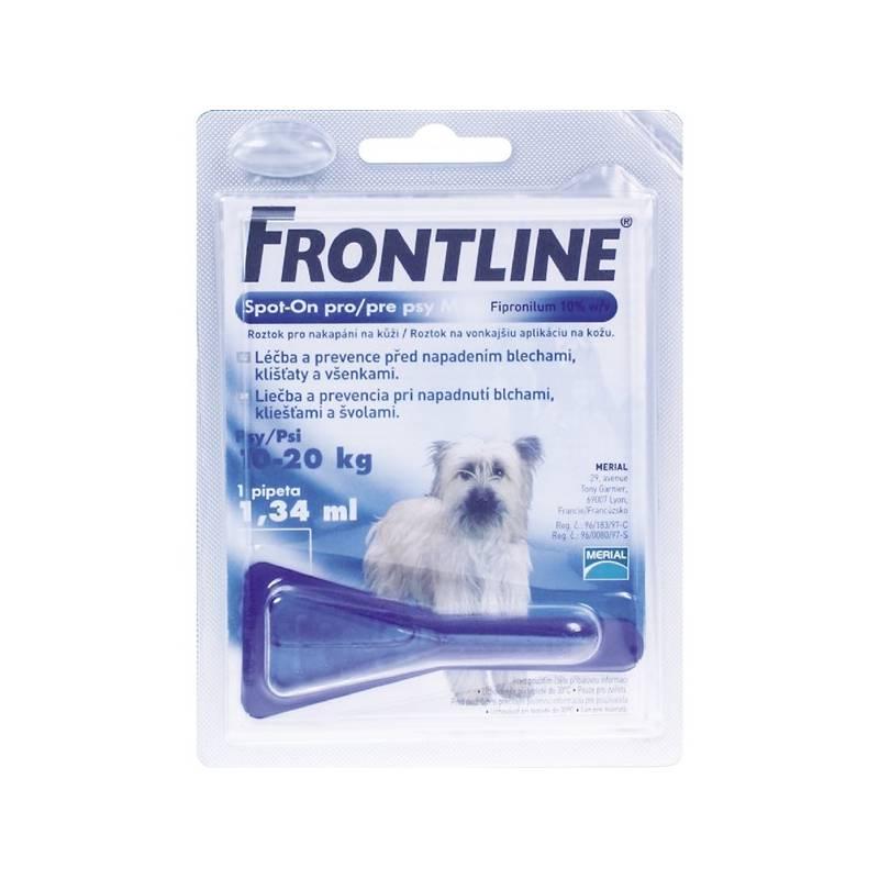 Pipeta Frontline Spot-On Dog M sol 1x1,34ml MONO, pro střední psy modré, pipeta, frontline, spot-on, dog, sol, 1x1, 34ml, mono, pro, střední, psy, modré