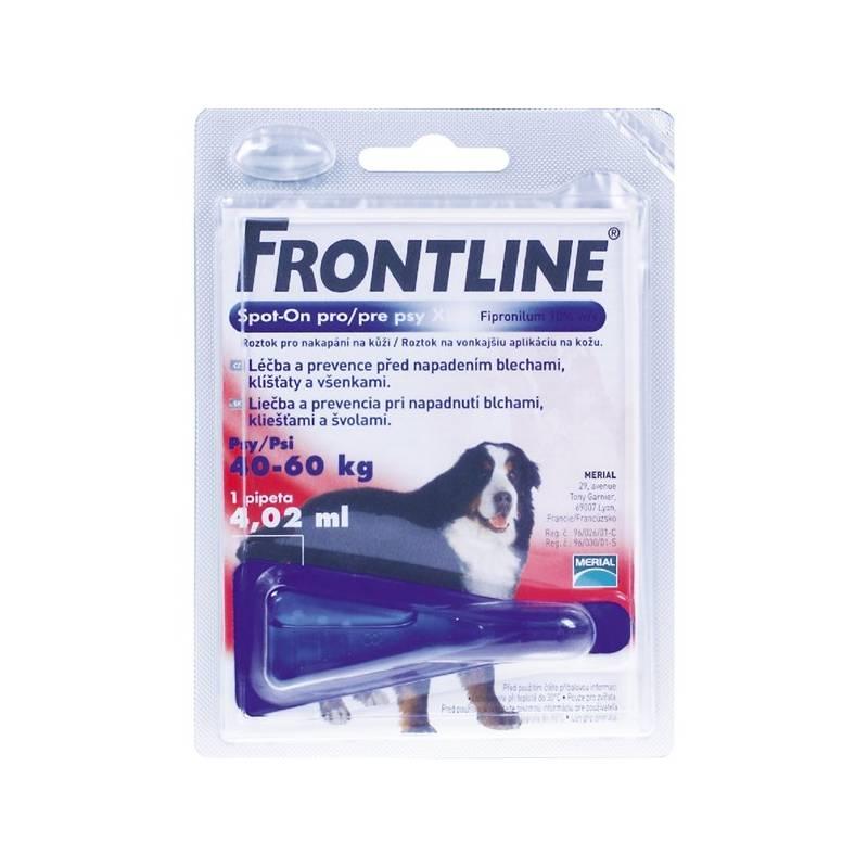 Pipeta Frontline Spot-On Dog XL sol 1x4,02ml MONO, pro obří psy červené, pipeta, frontline, spot-on, dog, sol, 1x4, 02ml, mono, pro, obří, psy, červené