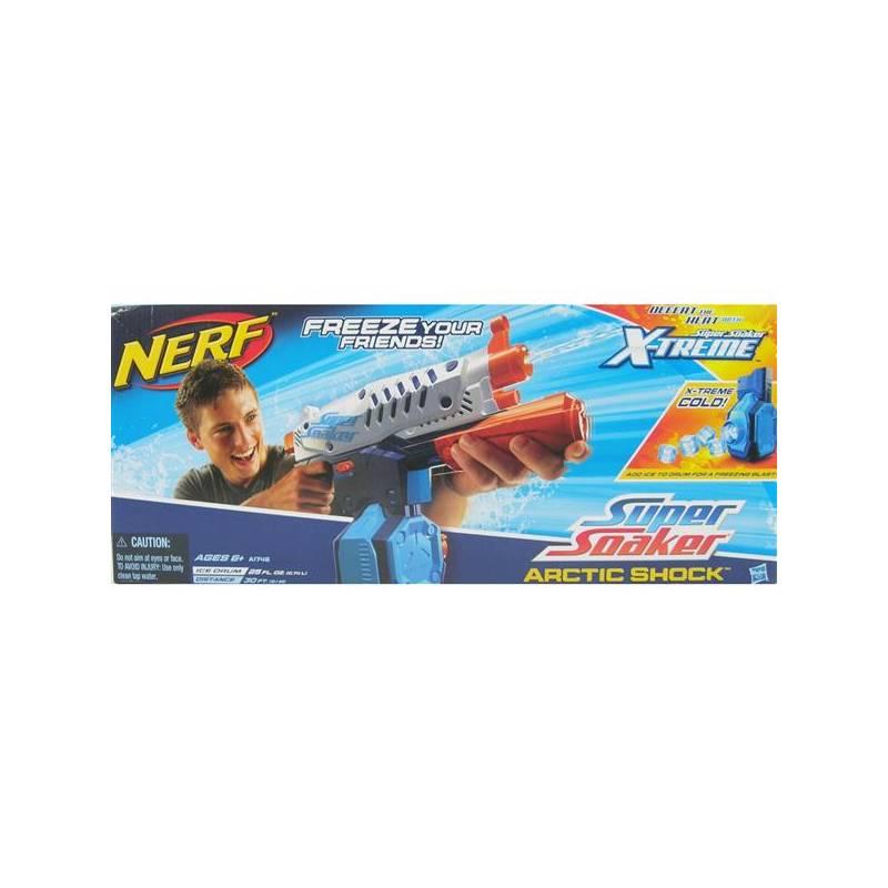 Pistole Hasbro Supersoaker Nerf arctic shock s chladícím zásobníkem, pistole, hasbro, supersoaker, nerf, arctic, shock, chladícím, zásobníkem
