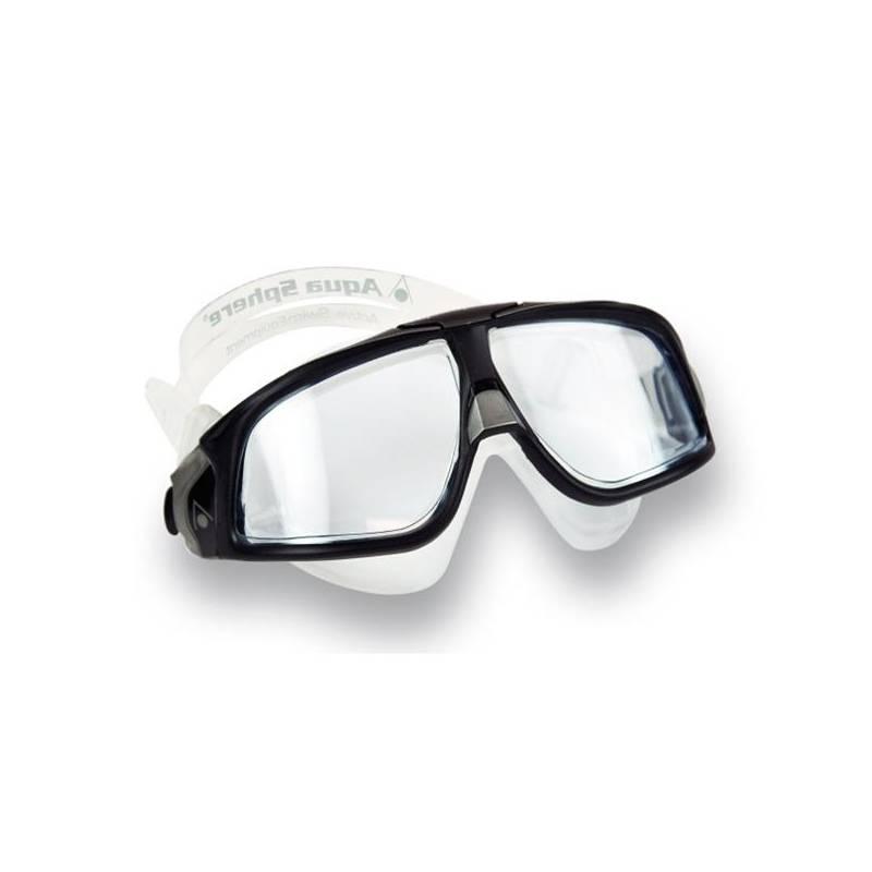 Plavecké brýle Aqua Sphere Seal 2.0 clear - pánské černá/šedá, plavecké, brýle, aqua, sphere, seal, clear, pánské, černá, šedá