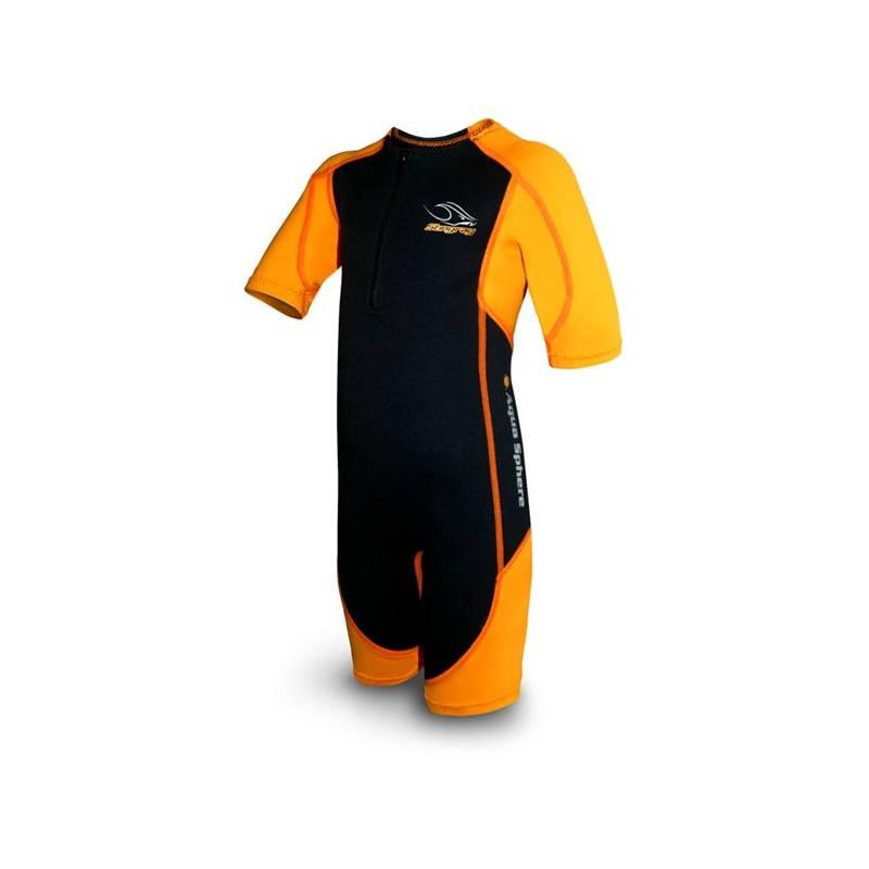 Plavecký oblek Aqua Sphere Stingray S - 4 roky - dětské oranžový, plavecký, oblek, aqua, sphere, stingray, roky, dětské, oranžový
