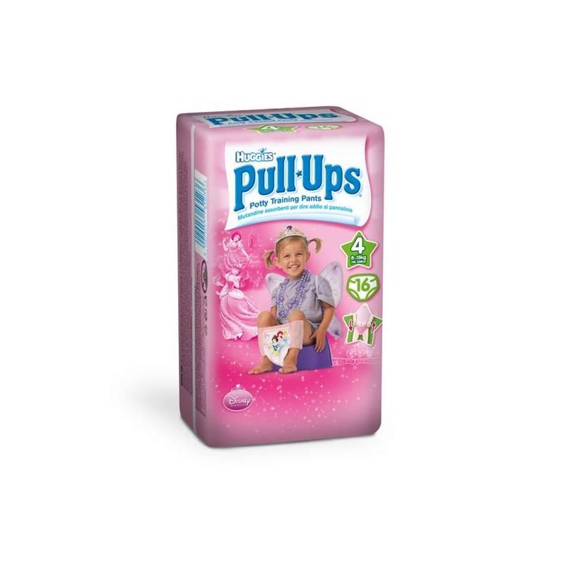 Plenky Huggies Pull Ups Medium - Girls 9-15 kg, 16 ks, plenky, huggies, pull, ups, medium, girls, 9-15