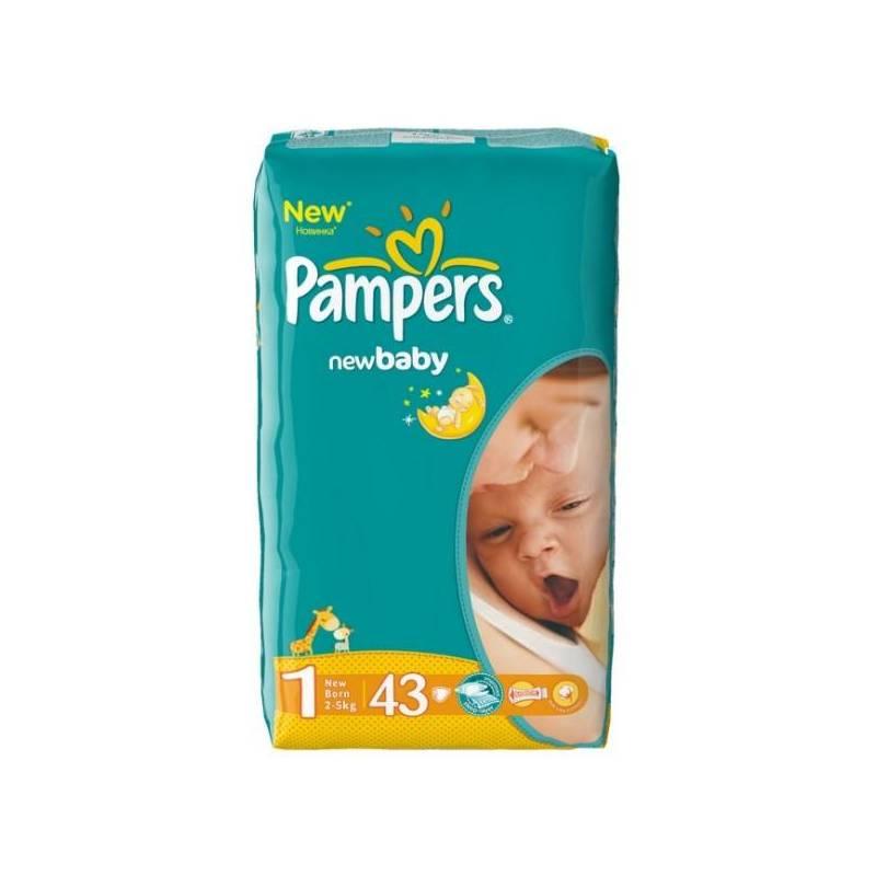 Plenky Pampers New baby New Baby NEWBORN vel. 1, 43 ks, plenky, pampers, new, baby, baby, newborn, vel