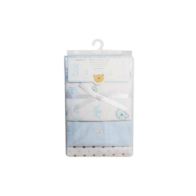 Plenky Piccolo Bambino flanelové - 3 ks modrá, plenky, piccolo, bambino, flanelové, modrá