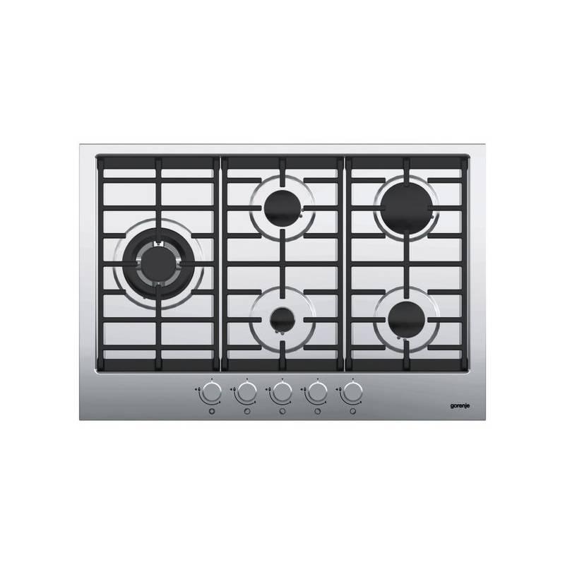 Plynová varná deska Gorenje GW 761 UX nerez, plynová, varná, deska, gorenje, 761, nerez