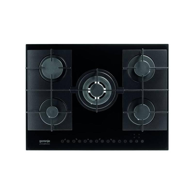 Plynová varná deska Gorenje Pininfarina GT 7 P2 černá, plynová, varná, deska, gorenje, pininfarina, černá