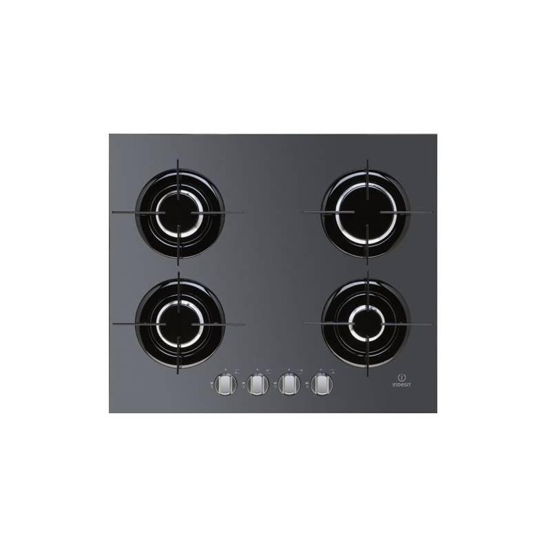 Plynová varná deska Indesit Prime Glasss IPG 640 S (BK) (EE) černá, plynová, varná, deska, indesit, prime, glasss, ipg, 640, černá