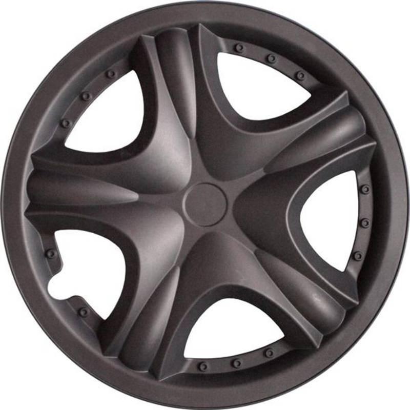 Poklice Unitec Minnesota 15 Black Matt, poklice, unitec, minnesota, black, matt