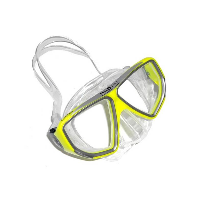 Potápěčská  maska Technisub Oyster LX - dospělí žlutá, potápěčská, maska, technisub, oyster, dospělí, žlutá