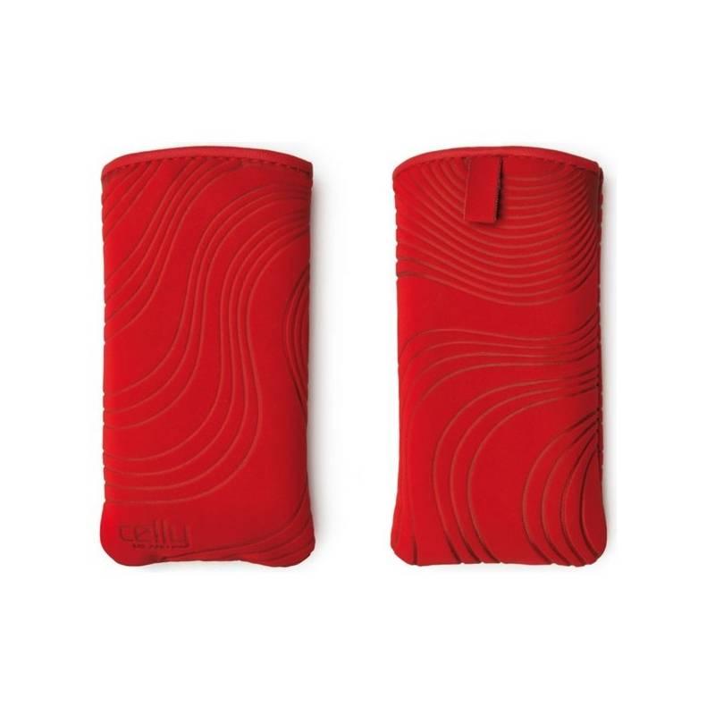 Pouzdro na mobil Celly Neo univerzal (NEOM03) červené, pouzdro, mobil, celly, neo, univerzal, neom03, červené