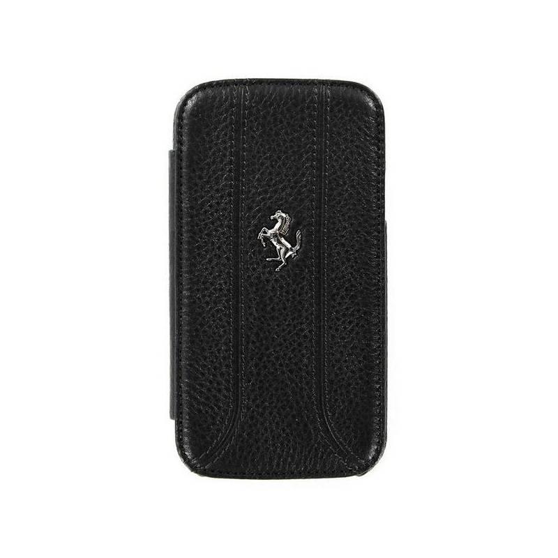 Pouzdro na mobil Ferrari Folio pro Samsung Galaxy S3 (i9300) - kožené (FEFFFLBKS3BL) černé, pouzdro, mobil, ferrari, folio, pro, samsung, galaxy, i9300, kožené