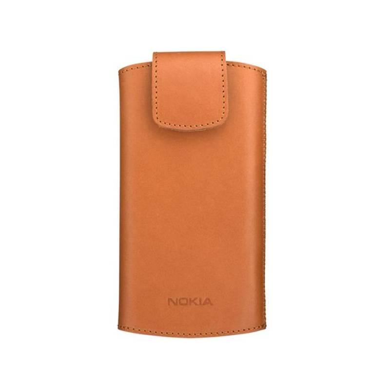 Pouzdro na mobil Nokia CP-556 univerzal (02729F4) hnědé, pouzdro, mobil, nokia, cp-556, univerzal, 02729f4, hnědé