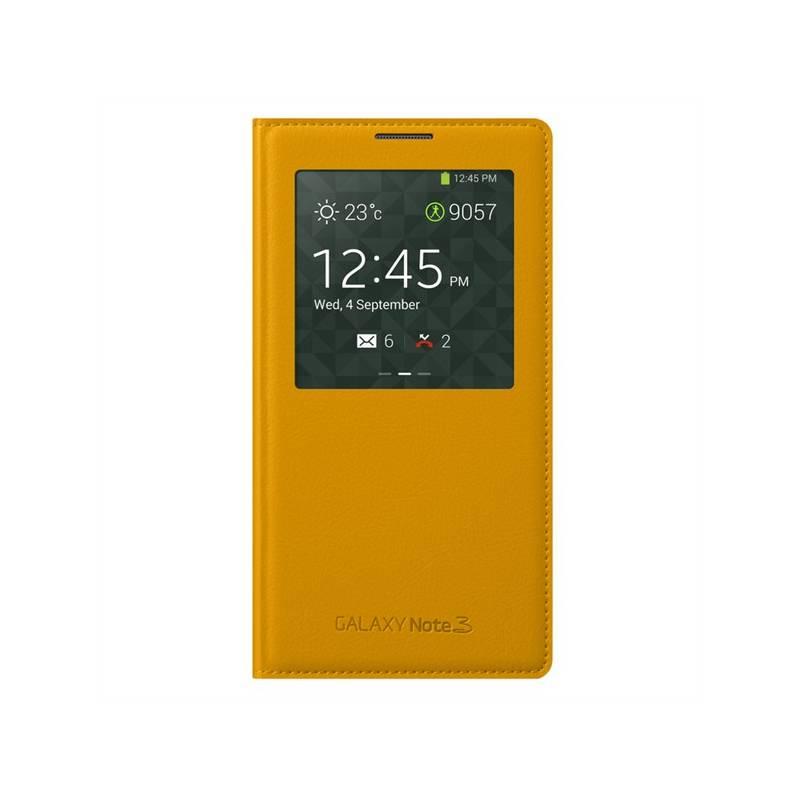 Pouzdro na mobil Samsung flipové S-view EF-CN900B pro Galaxy Note 3 (EF-CN900BYEGWW), pouzdro, mobil, samsung, flipové, s-view, ef-cn900b, pro, galaxy, note, ef-cn900byegww