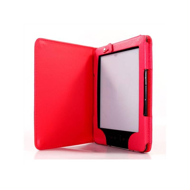 Pouzdro pro čtečku e-knih C-Tech AKC-03 pro Amazon Kindle 4/5 s lampičkou (AKC-03R) červené, pouzdro, pro, čtečku, e-knih, c-tech, akc-03, amazon, kindle, lampičkou