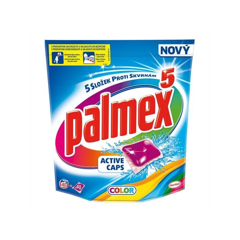 Prací prostředek Palmex 5 Active Caps Color 40 praní (1,5kg), prací, prostředek, palmex, active, caps, color, praní, 5kg