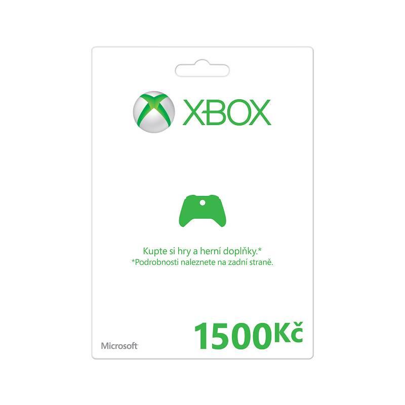 Předplacená karta Microsoft Xbox 360 Xbox LIVE FPP Czech Czech Republic 1500 CZK (K4W-00123), předplacená, karta, microsoft, xbox, 360, live, fpp, czech, republic
